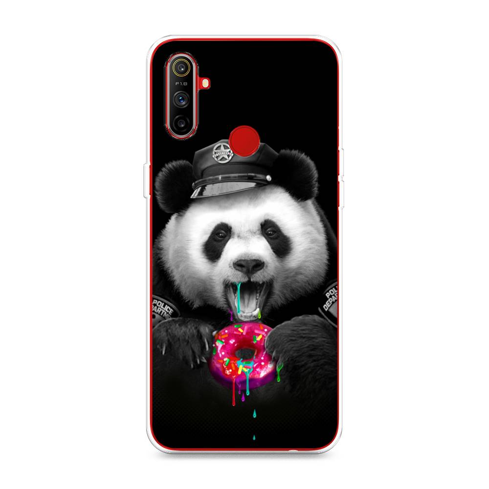 

Чехол Awog на Realme C3 "Панда police", Разноцветный, 253050-2