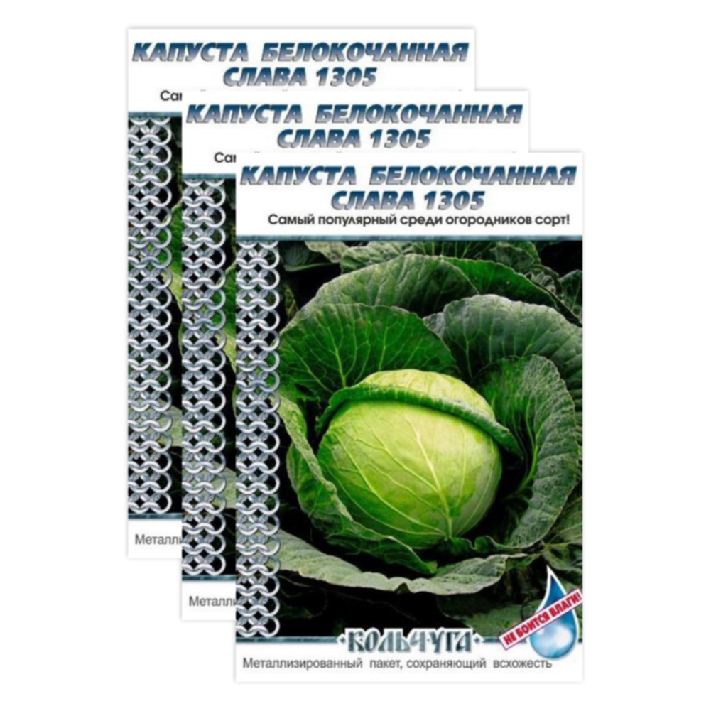 

Семена капуста Слава 1305 Русский огород 23-02964, Капуста белокачанная