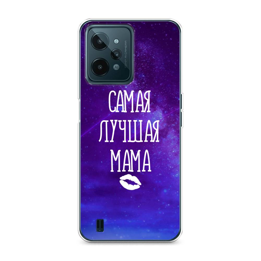 фото Силиконовый чехол "лучшая мама" на realme c31 awog