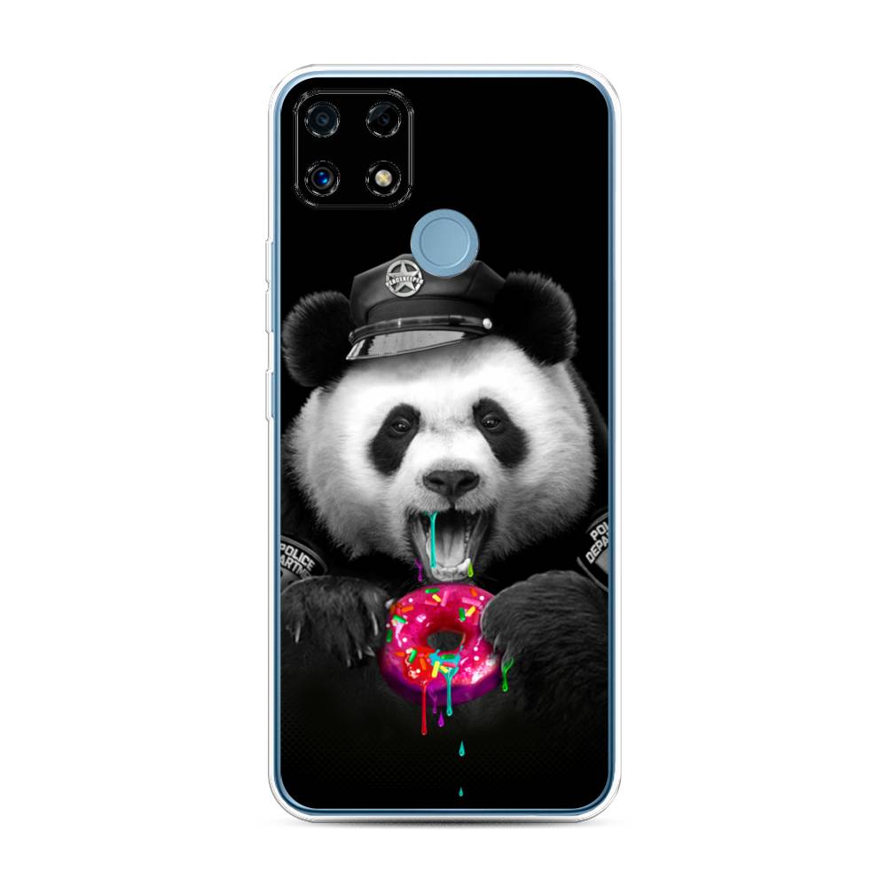 

Чехол Awog на Realme C25/C25s "Панда police", Разноцветный, 257450-2
