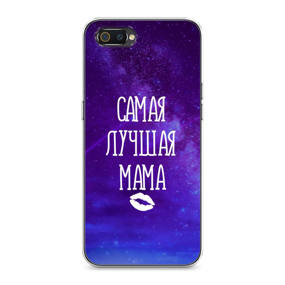 фото Силиконовый чехол "лучшая мама" на realme c2 awog