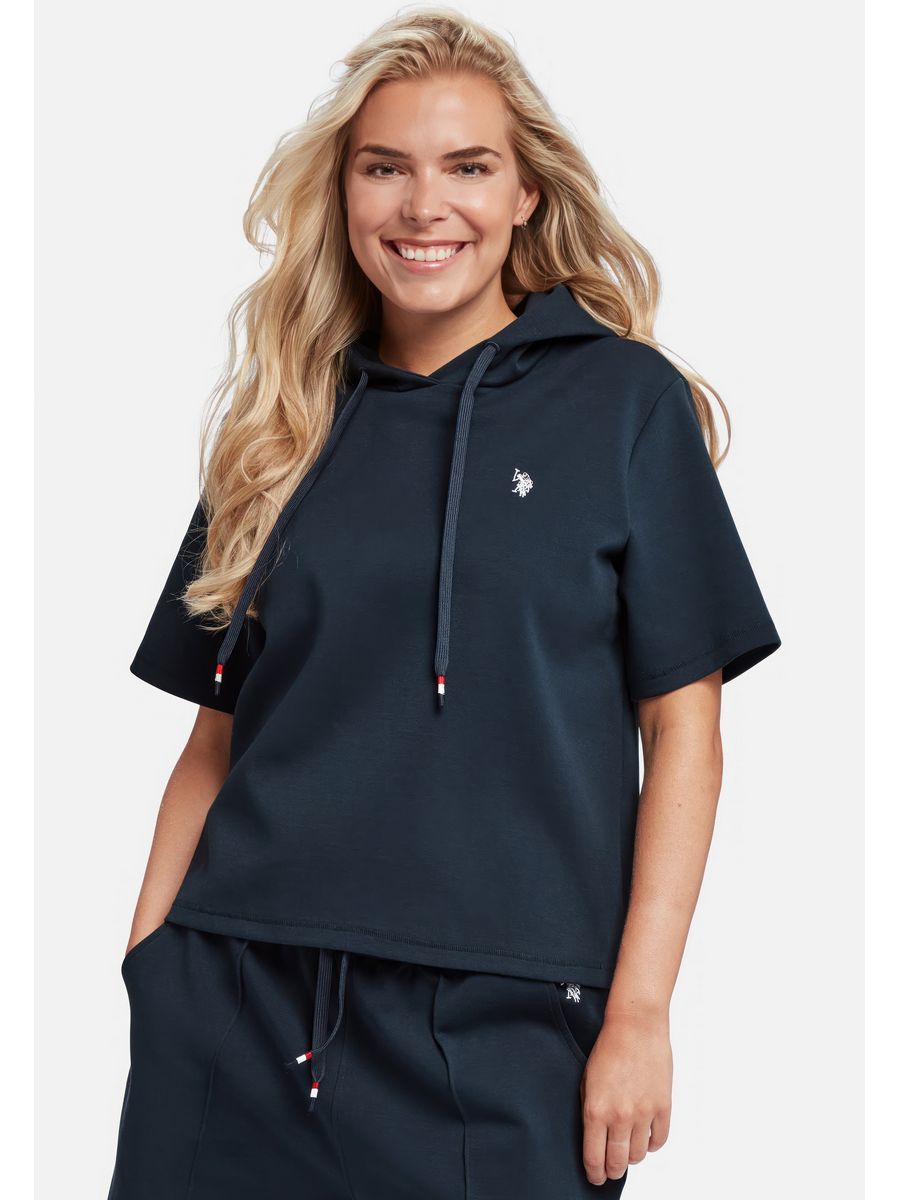 

Футболка женская U.S. POLO Assn. US221J00J синяя S, Синий, US221J00J