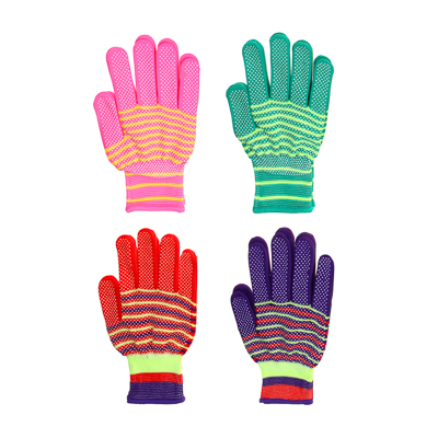 INBLOOM Перчатки нейлон с ПВХ точкой, р.8, 22см, 26г