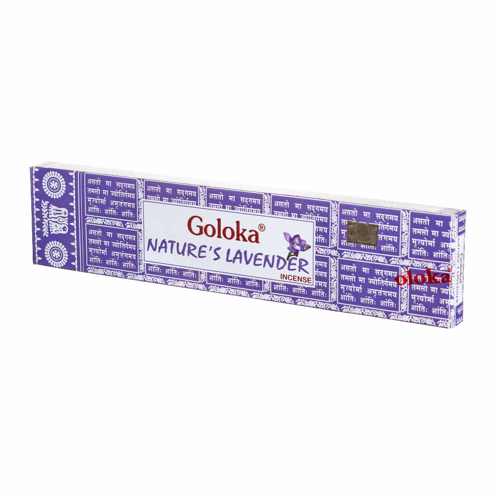

Благовоние Лаванда (Natures Lavender incense sticks) Goloka | Голока 15г