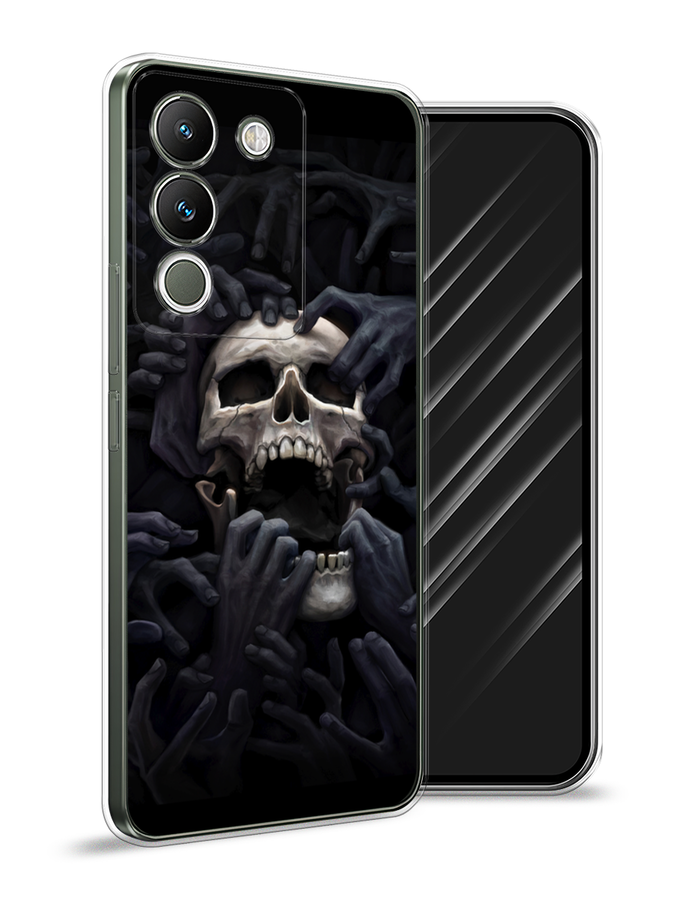 

Чехол Awog на Vivo V29e 5G "Череп 29", Черный;серый, 269650-1