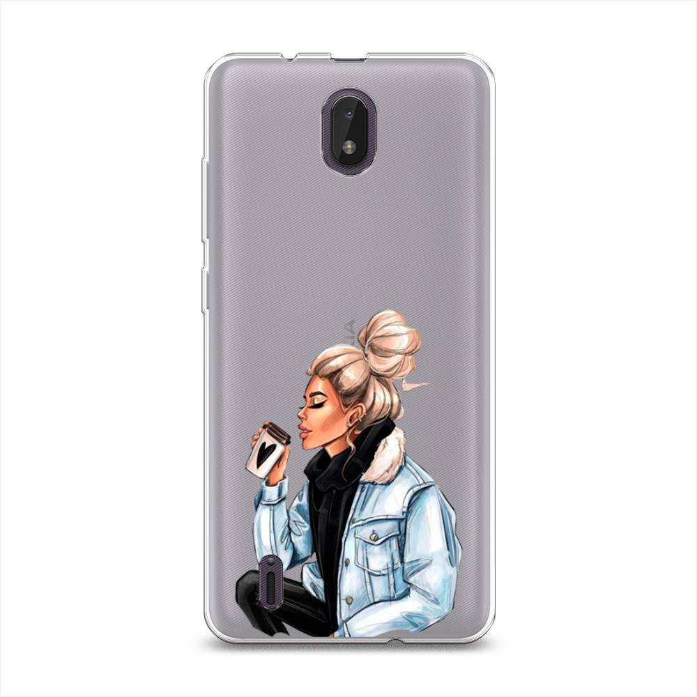 

Чехол Awog на Nokia C01 Plus / Нокиа C01 Плюс "Cute girl", Разноцветный, 125250-7