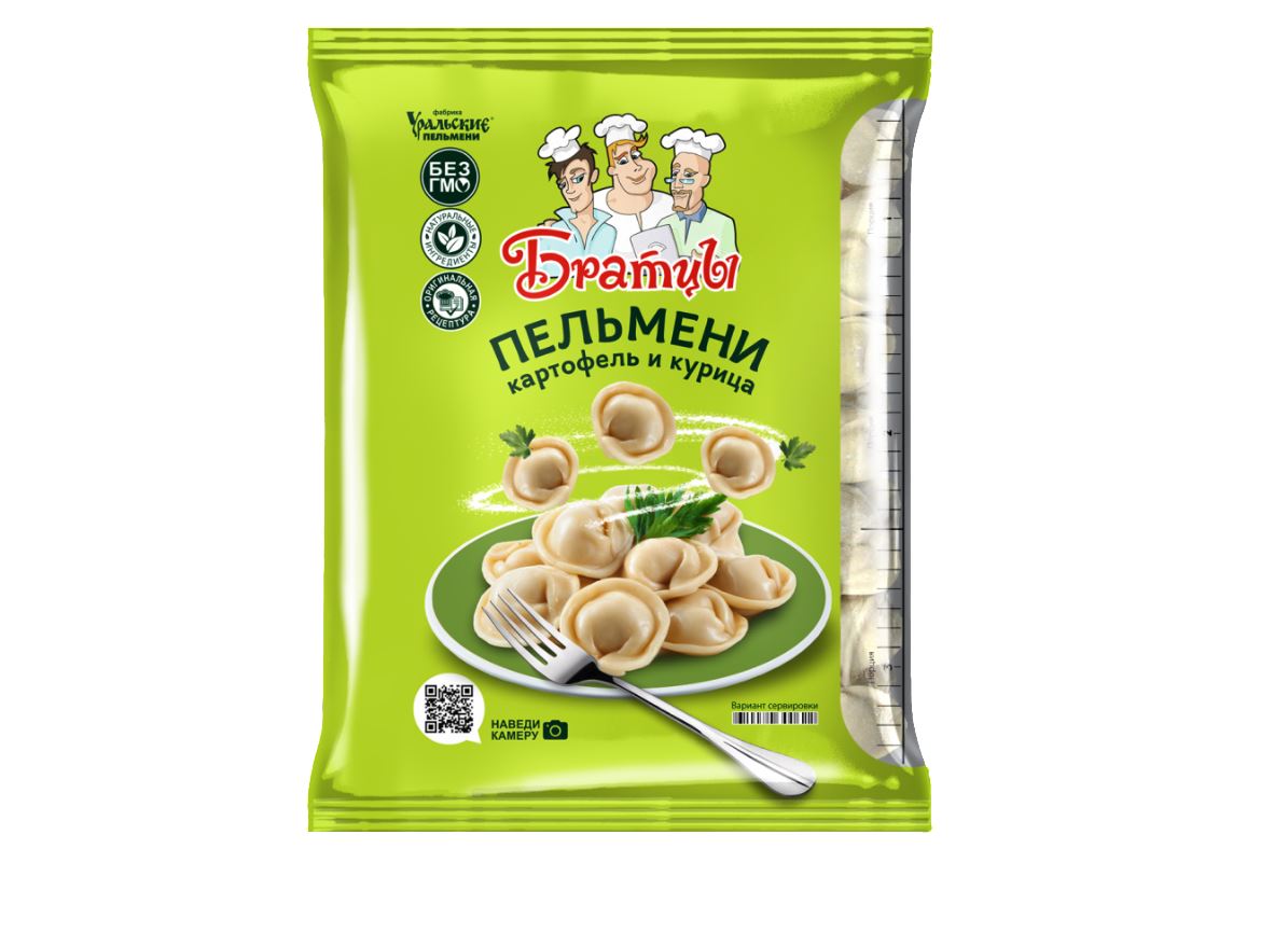 

Пельмени с картофелем и курицей, 700г