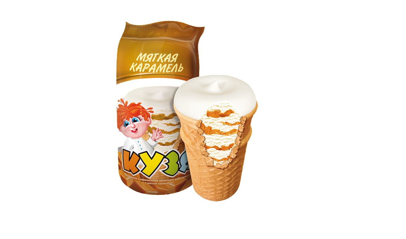 

Мороженое Кузя с мягкой карамелью