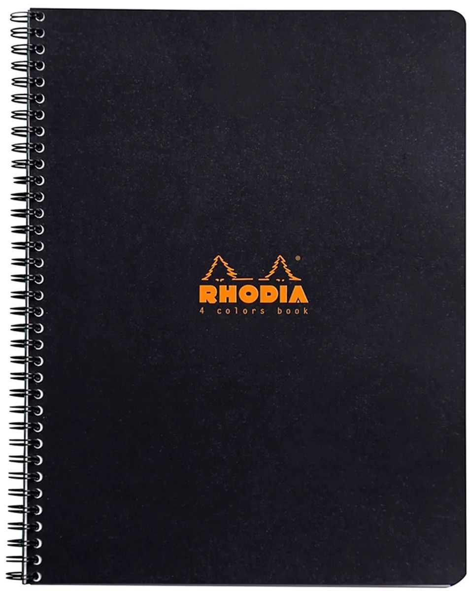 

Тетрадь Clairefontaine 19320C_black на спирали А4+ клетка 80 листов 1 шт, Classic