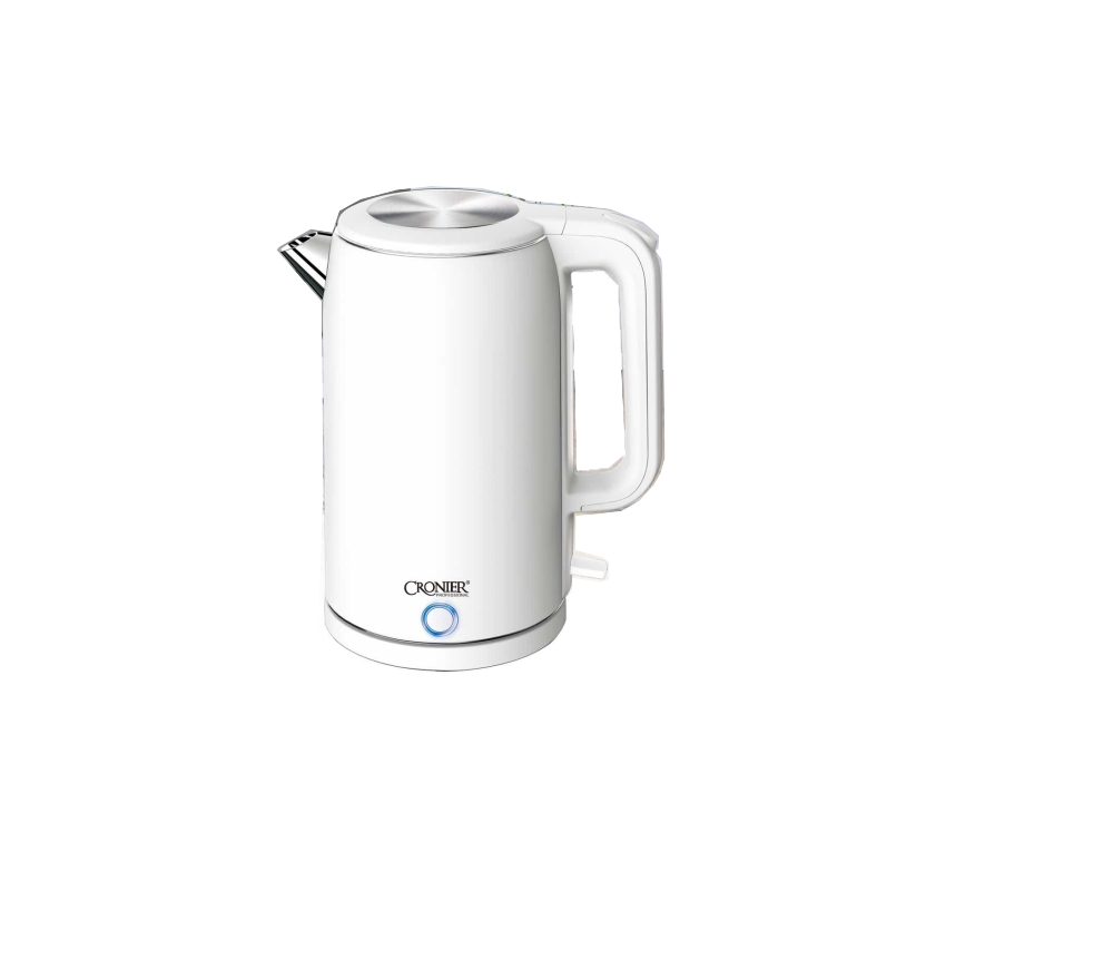 

Чайник электрический Cronier CR-1519White 2.2 л черный, CR-1519White