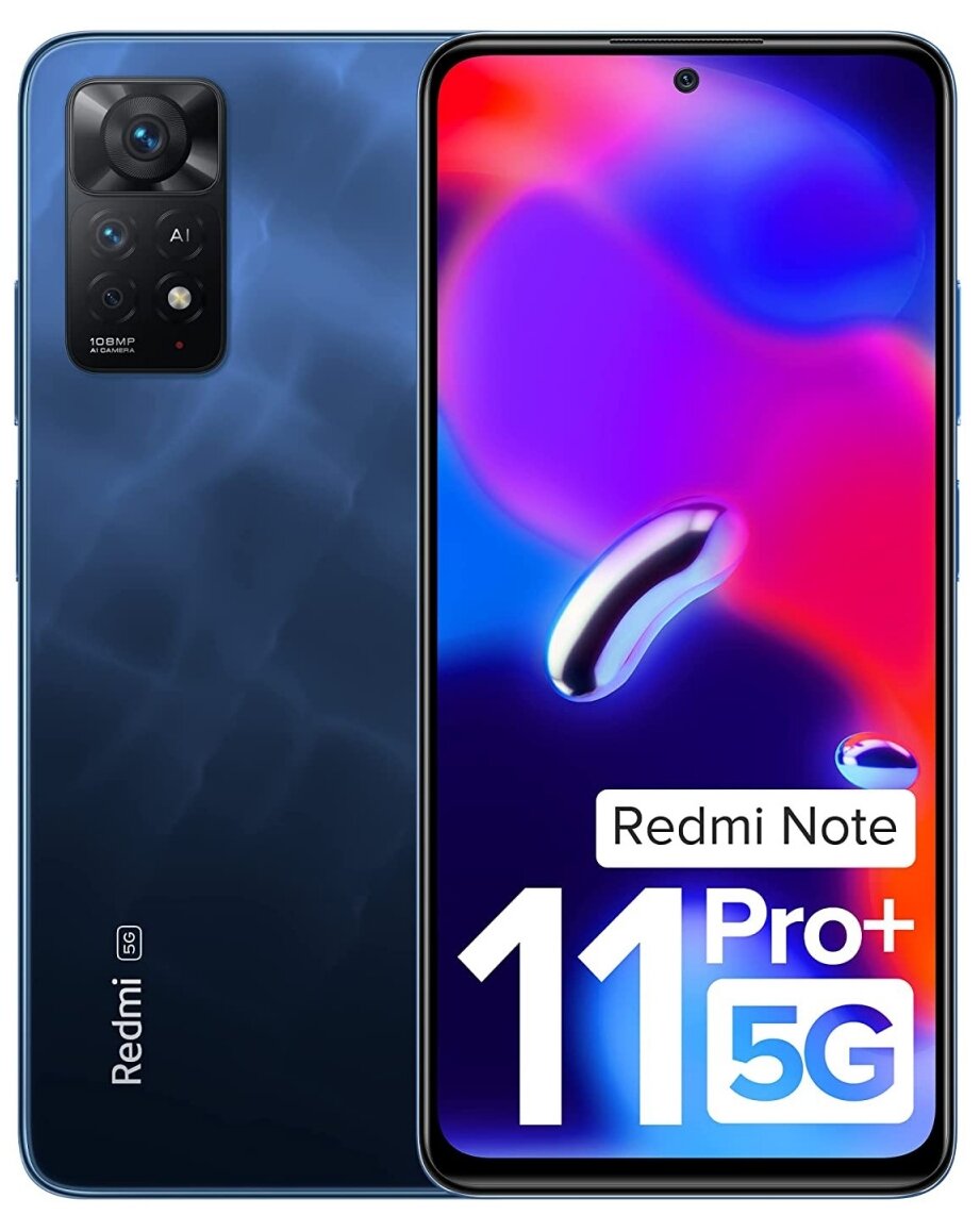 

Смартфон Xiaomi Redmi Note 11 Pro+ 8/128GB Dark Blue Global, Redmi Note 11 Pro+