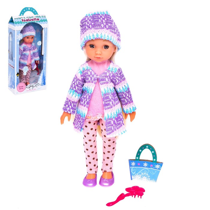

Кукла классическая Изабелла в шубке с аксессуарами, МИКС