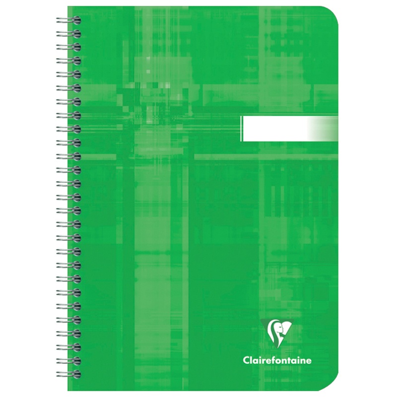 

Тетрадь общая в клетку Clairefontaine зеленая 8542C_green, 90 л., 1 шт.