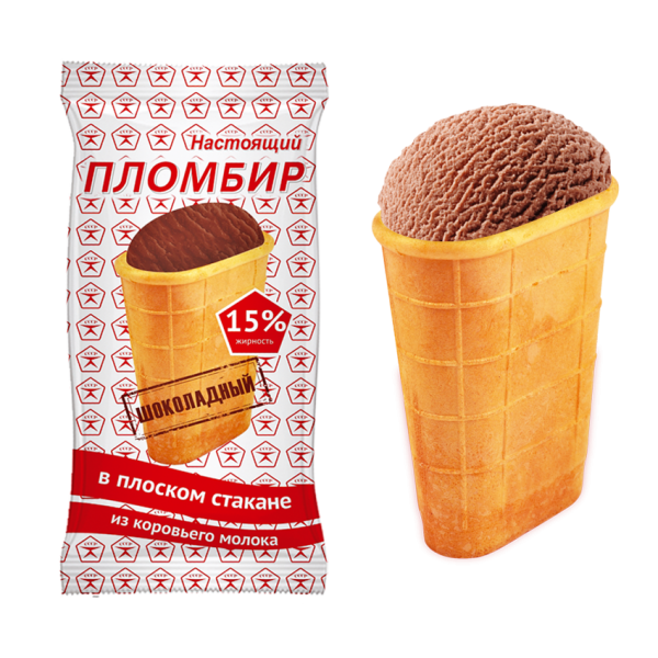 

Мороженое Настоящий Пломбир шоколадное