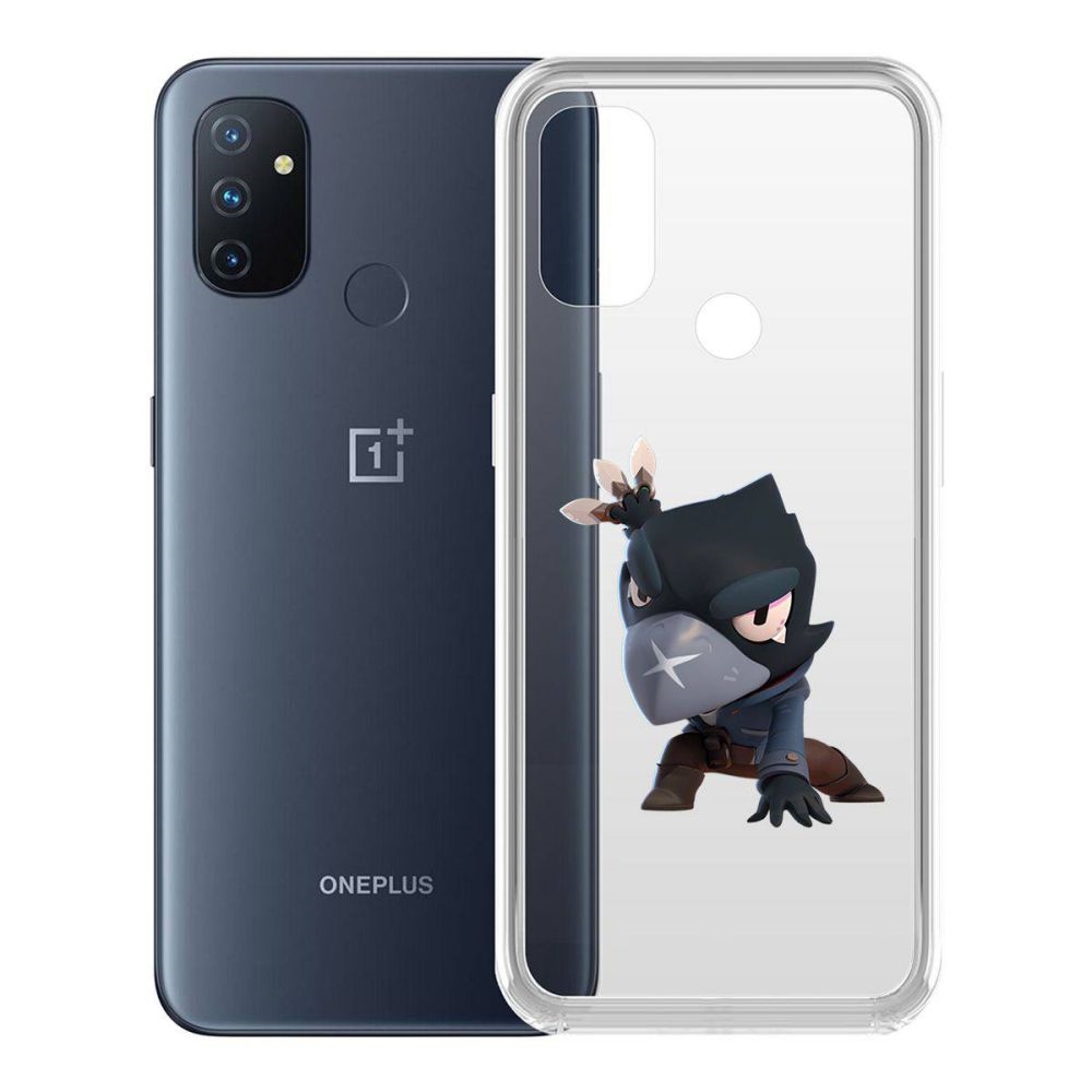 

Чехол-накладка Brawl Stars-Ворон для OnePlus Nord N100, Прозрачный