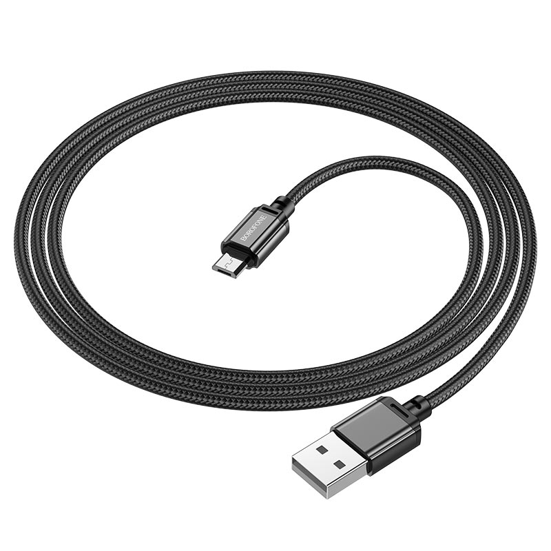 Кабель micro usb - usb Айсотка 1 м черный