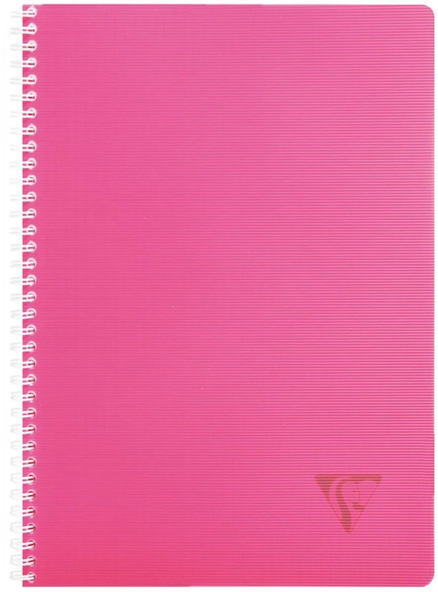 

Тетрадь Clairefontaine 328126C_pink на спирали A4 клетка 90 листов 1 шт, Linicolor