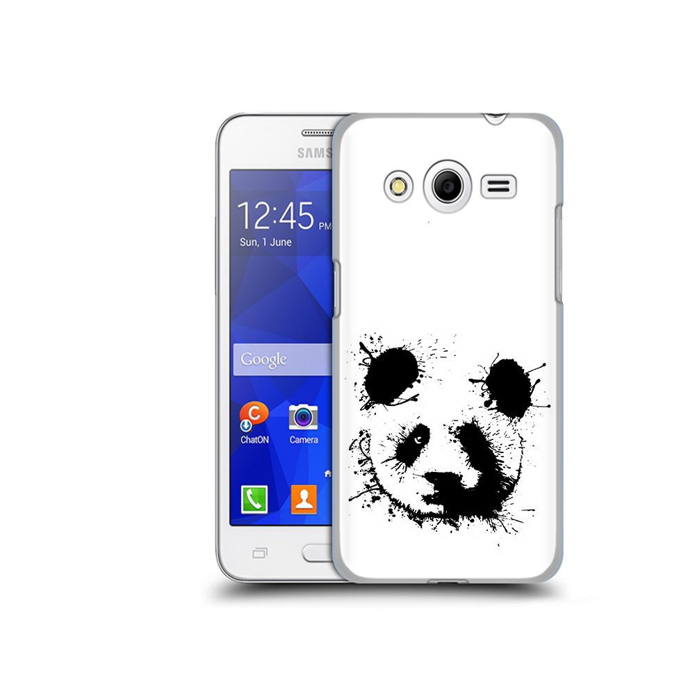 

Чехол MyPads Tocco для Samsung Galaxy Core 2 клякса-панда (PT7707.568.389), Прозрачный, Tocco