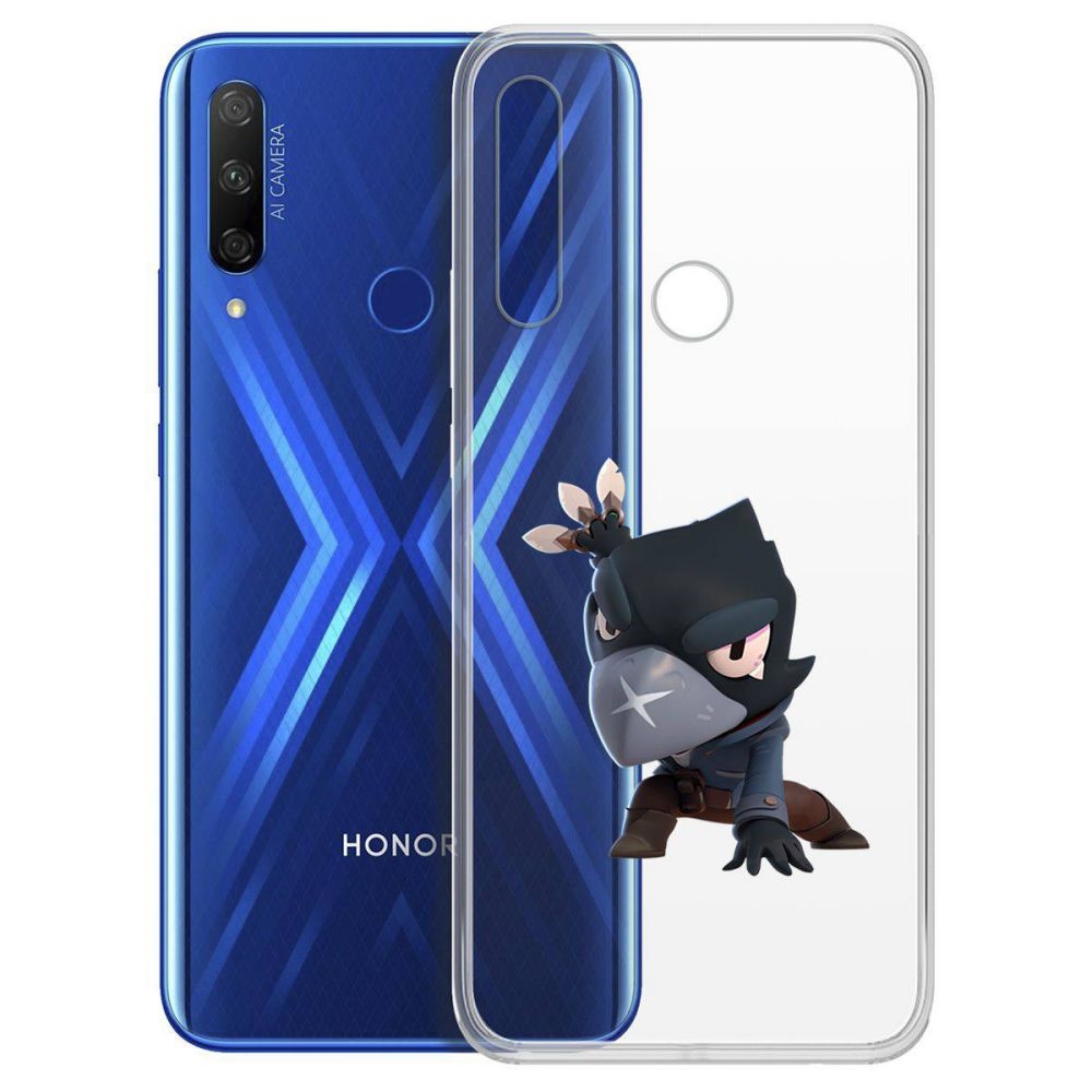 

Чехол-накладка Brawl Stars-Ворон для Huawei P Smart Zor 9x, Прозрачный