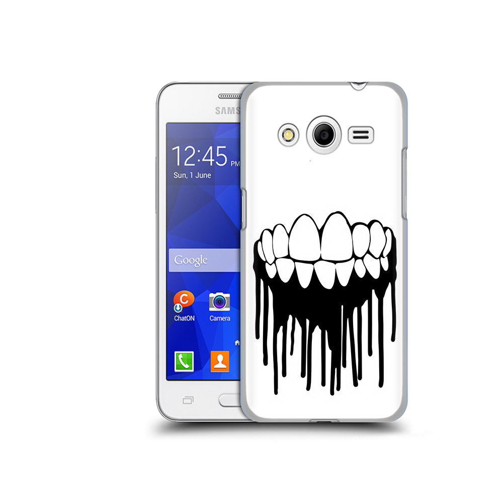 

Чехол MyPads Tocco для Samsung Galaxy Core 2 зубы (PT7707.568.372), Прозрачный, Tocco