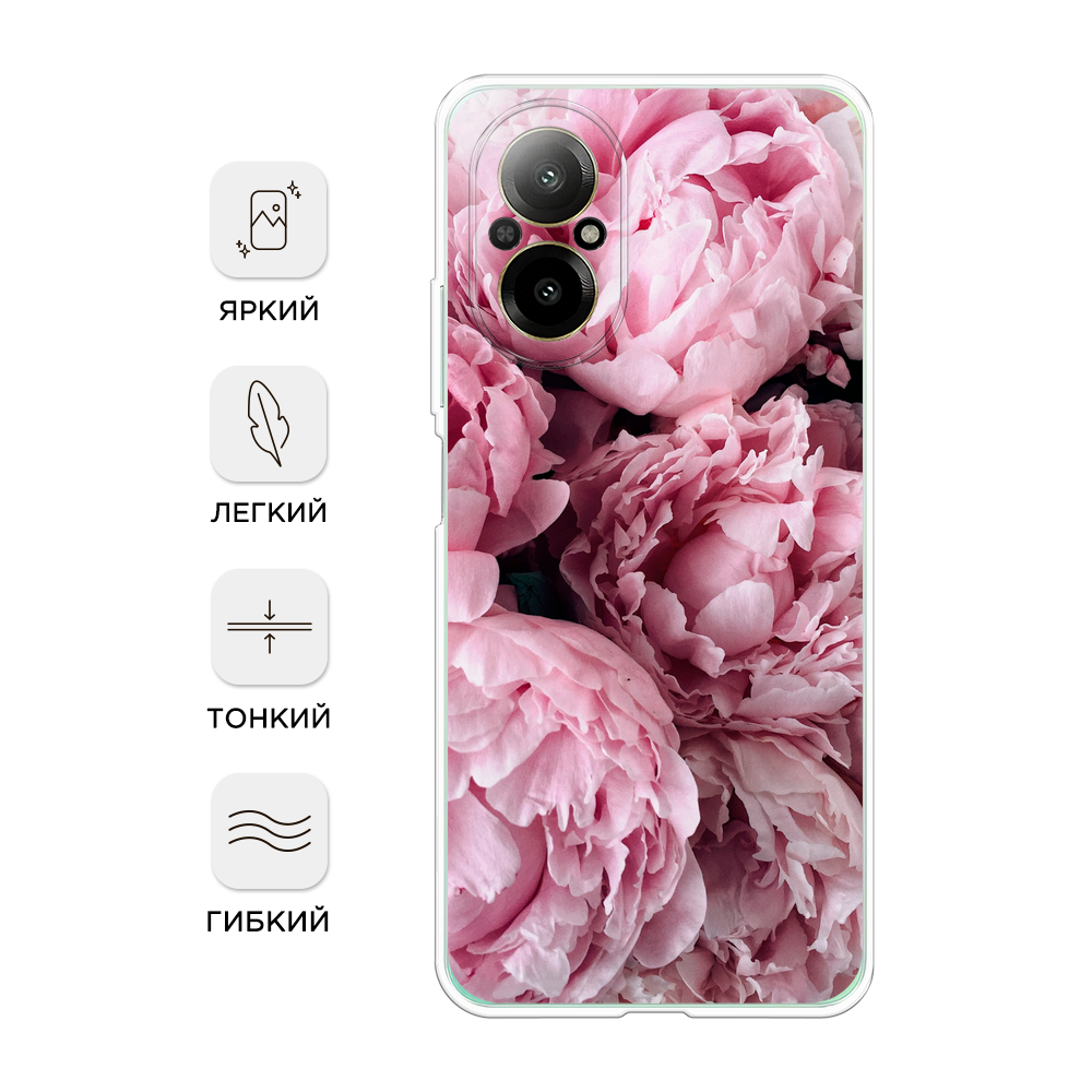 

Чехол Awog на Realme C67 4G "Нежные пионы", Розовый;черный;белый, 2515750-1