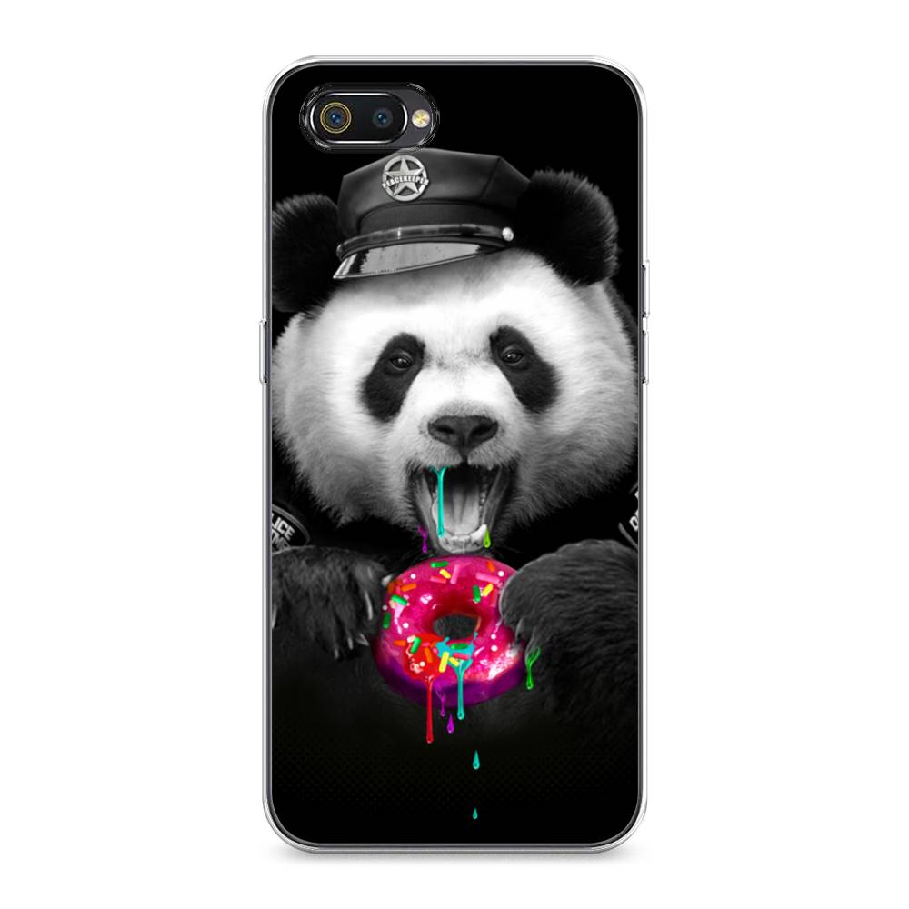 

Чехол Awog на Realme C2 "Панда police", Разноцветный, 251150-2