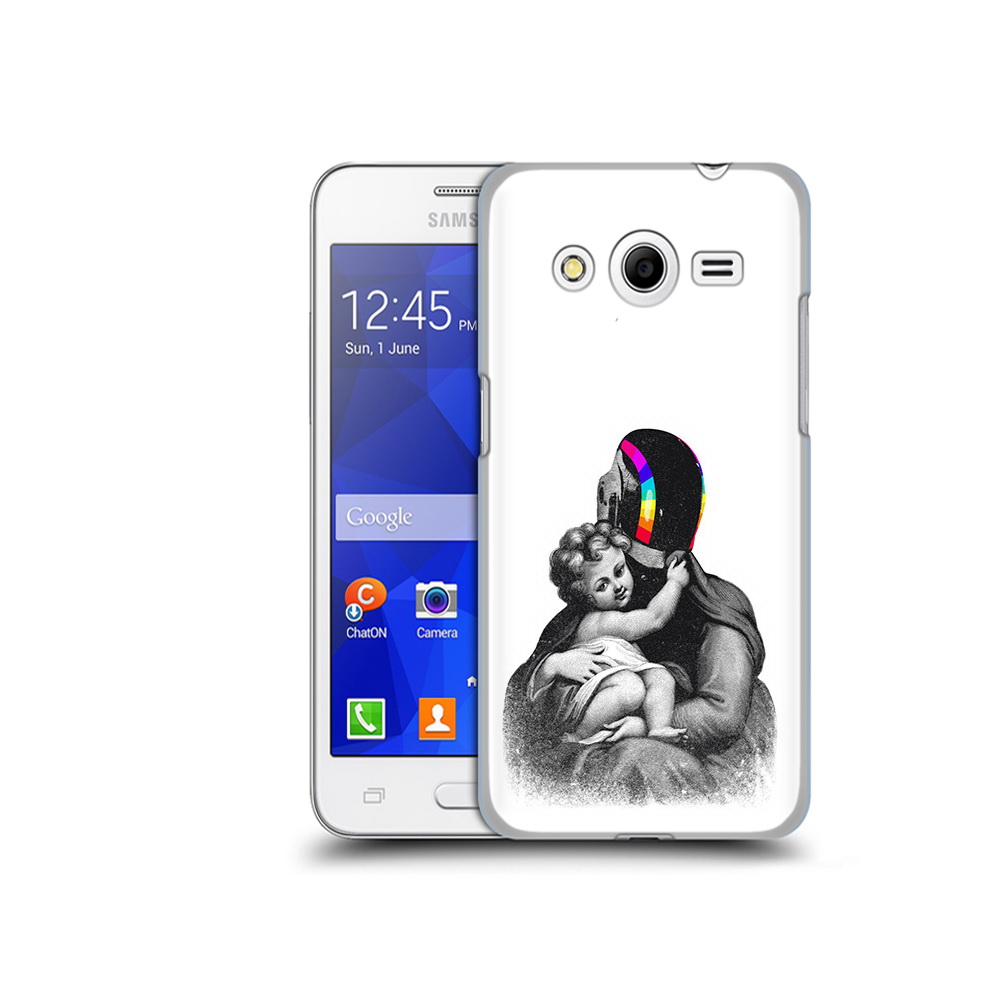 

Чехол MyPads Tocco для Samsung Galaxy Core 2 защитник в шлеме (PT7707.568.350), Прозрачный, Tocco