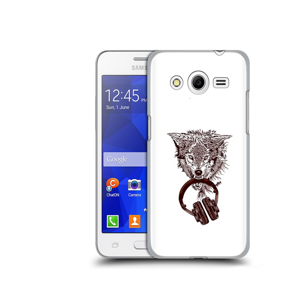

Чехол MyPads Tocco для Samsung Galaxy Core 2 дикий волк (PT7707.568.325), Прозрачный, Tocco