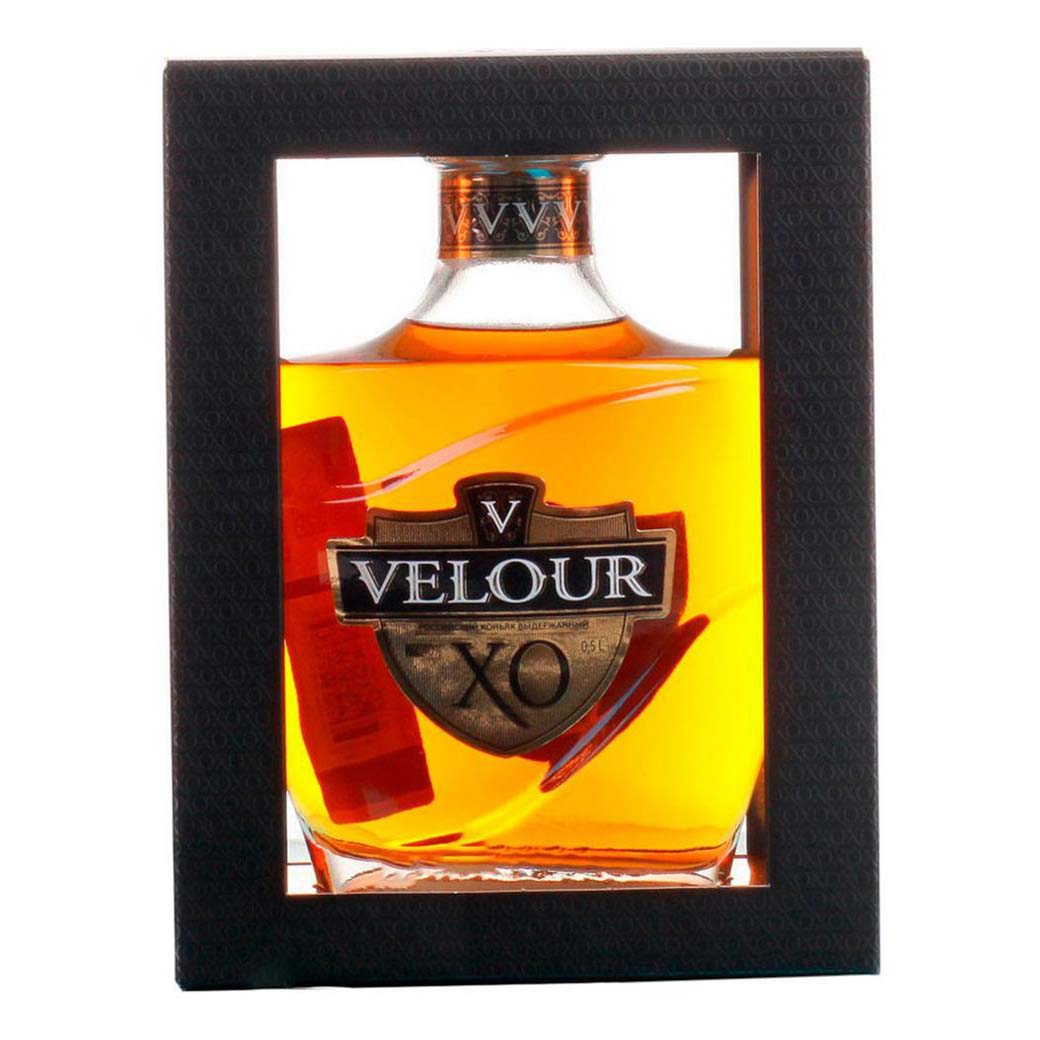 

Коньяк Velour XO 40% 0,5 л