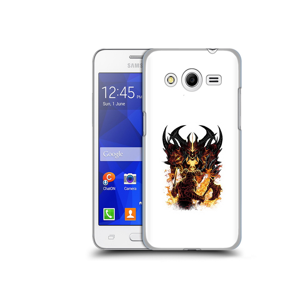 

Чехол MyPads Tocco для Samsung Galaxy Core 2 демон shadow fiend (PT7707.568.318), Прозрачный, Tocco