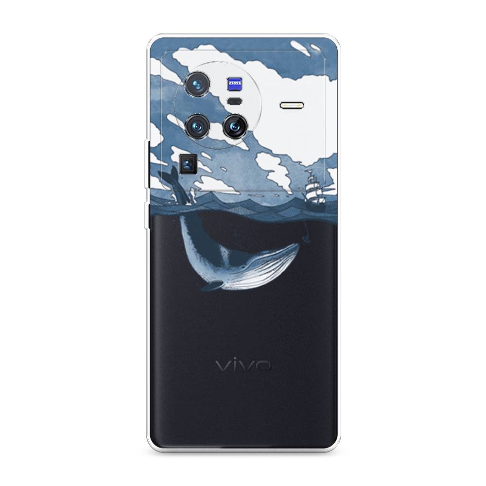 

Чехол на Vivo X80 Pro "Большой кит", Синий, 266650-1