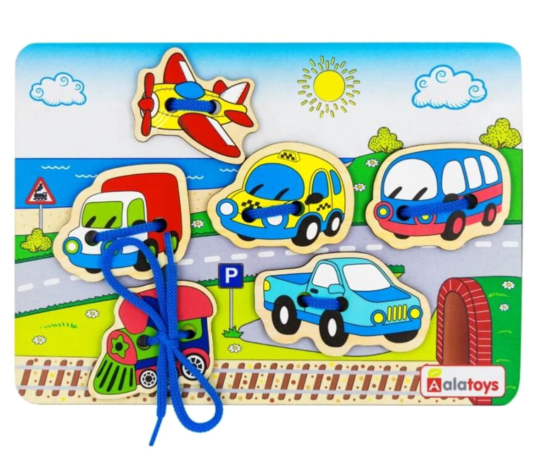 

Игрушка Alatoys Транспорт, 6 деталей ШН1211, Транспорт, 6 деталей