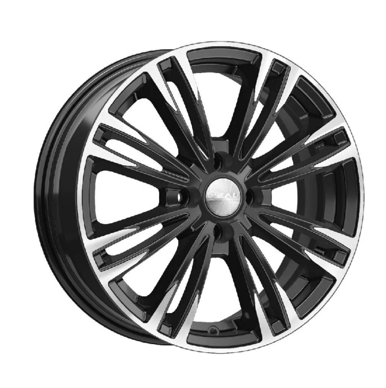 

Колесный диск 6,5x16/4x100 ET41 D60,1 Ламар (КЛ324) Алмаз, Черный