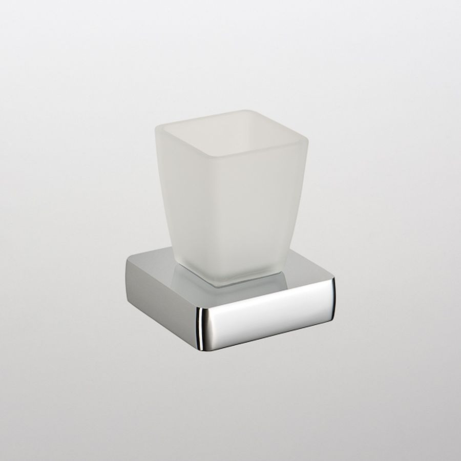 фото Стакан для зубных щеток стекло настольный квадратный schein (7057012)