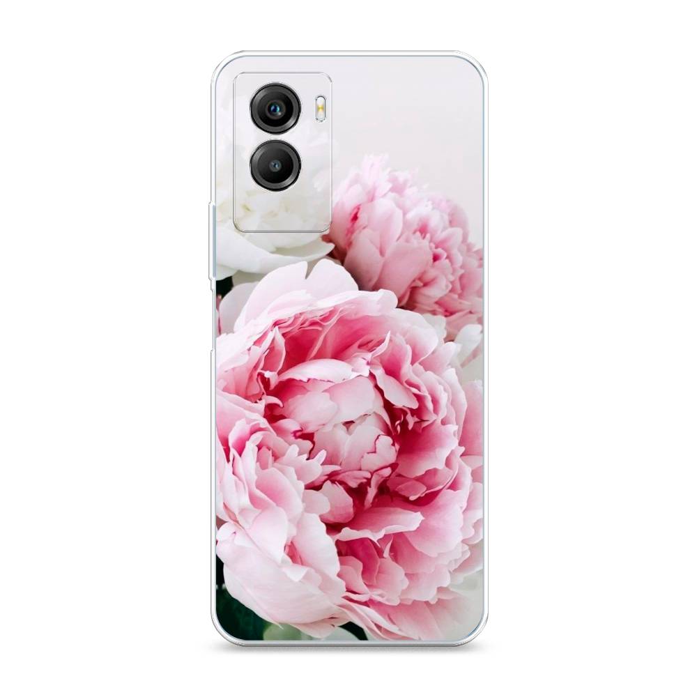 

Чехол на Vivo Y55s 5G "Розовые и белые пионы", Розовый;белый, 266150-2