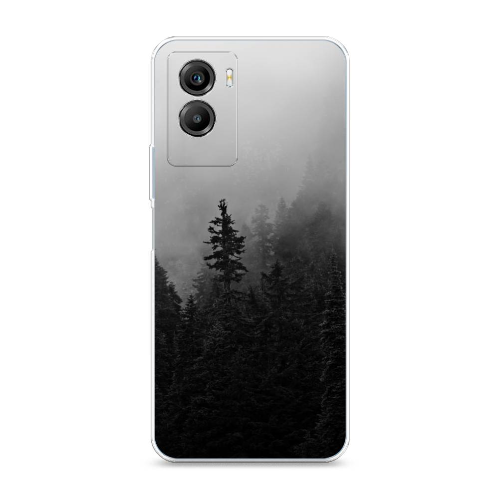 

Чехол на Vivo Y55s 5G "Туманный лес", Серый;черный, 266150-2