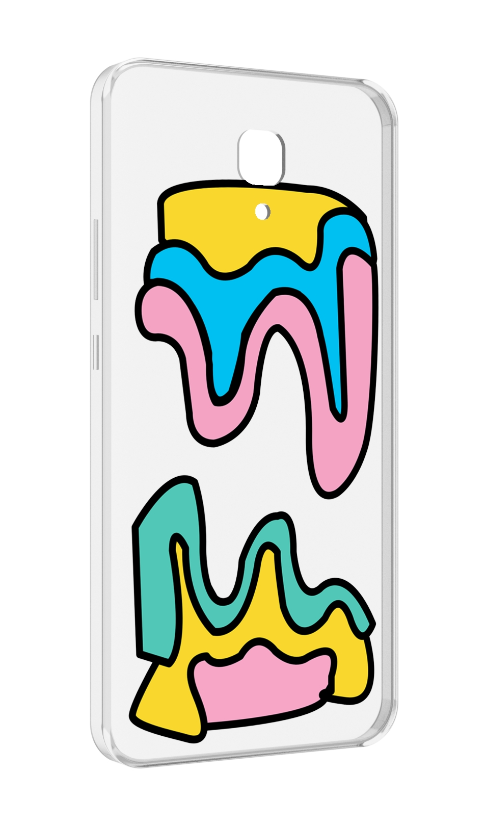 

Чехол MyPads вытекающая-абстракция для Meizu M5 Note, Прозрачный, Tocco