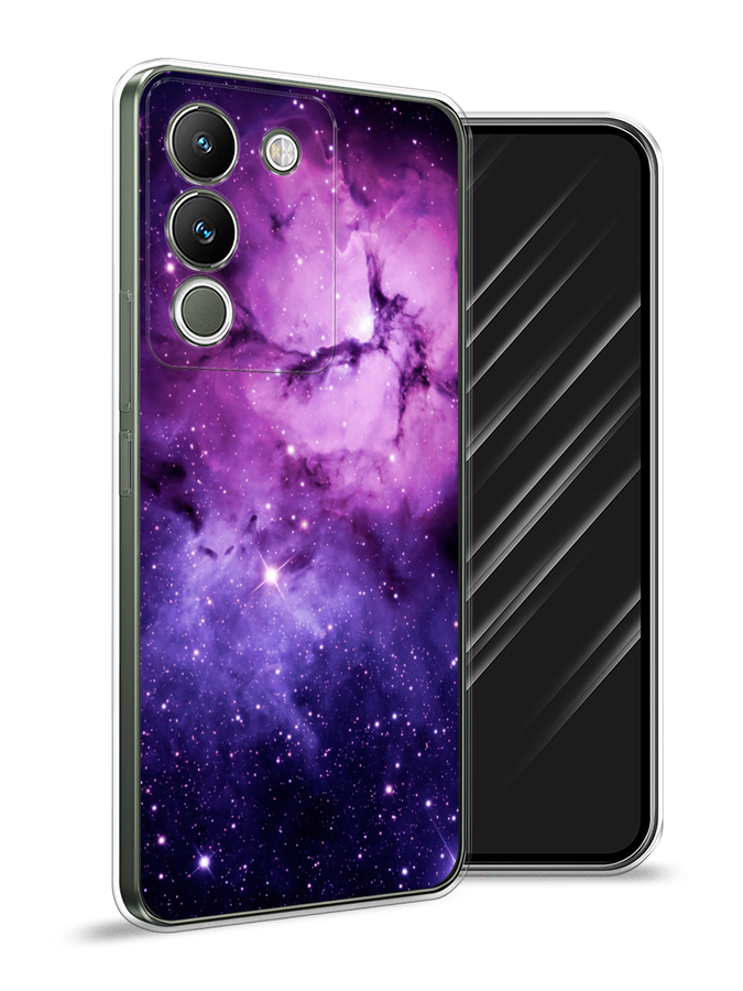 

Чехол Awog на Vivo V29e 5G "Космос 18", Фиолетовый;черный;белый, 269650-1