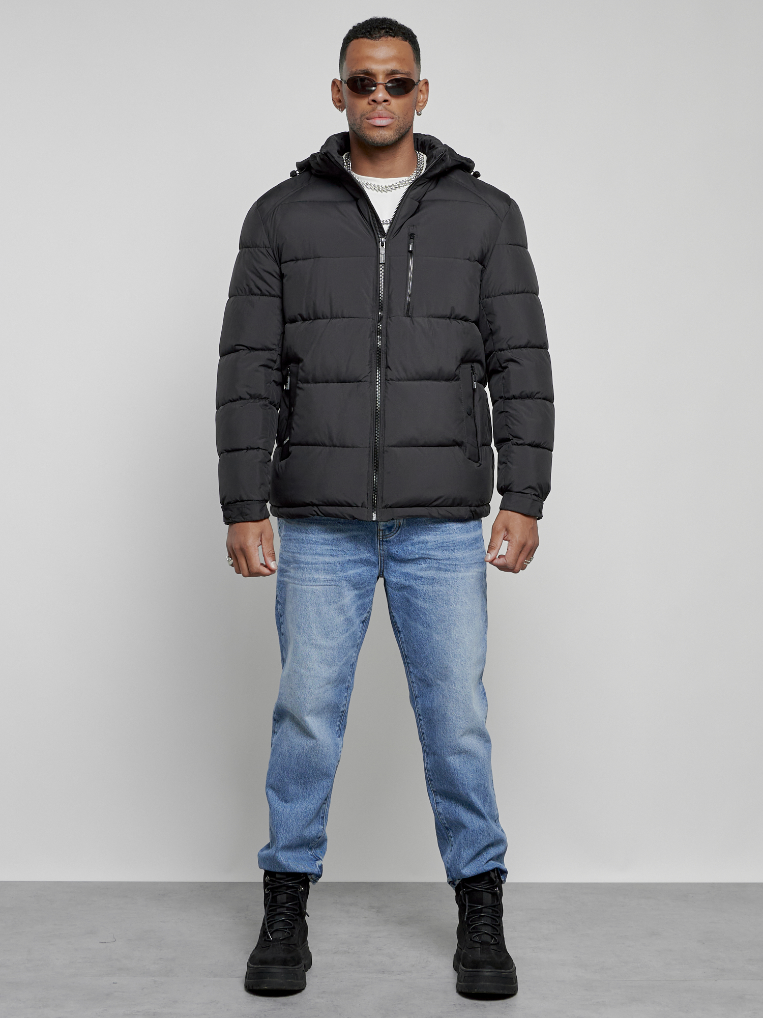

Куртка мужская MTFORCE 8362 черная XXL, Черный, 8362