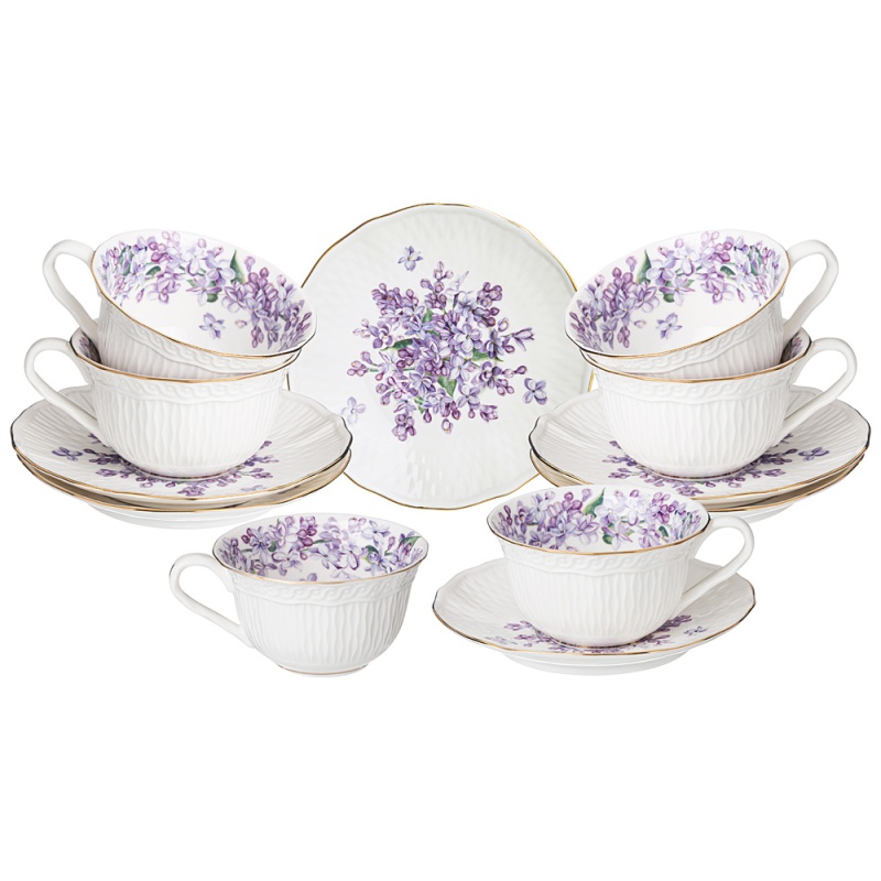 

Чайный набор Lefard 760-756 lilac на 6 персон 250 мл, Фиолетовый