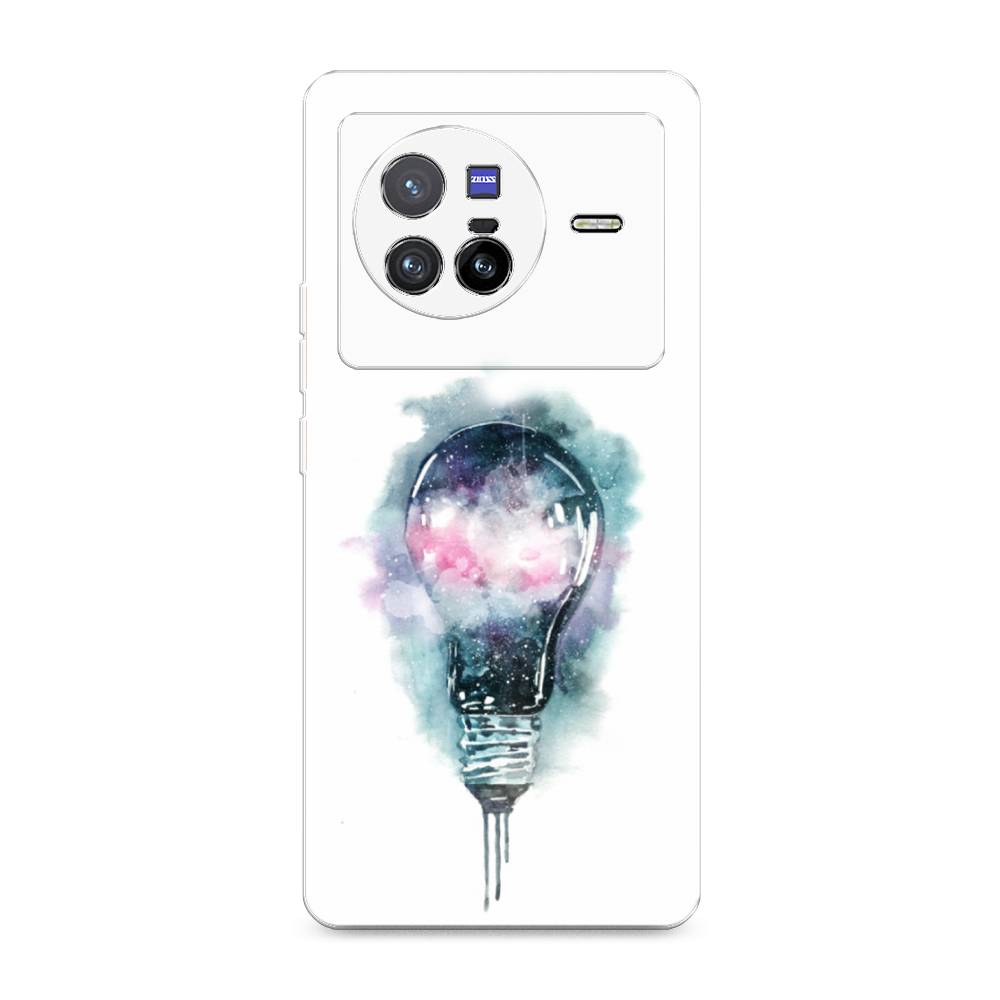 

Чехол на Vivo X80 "Волшебная лампа", Белый;серый, 266550-4