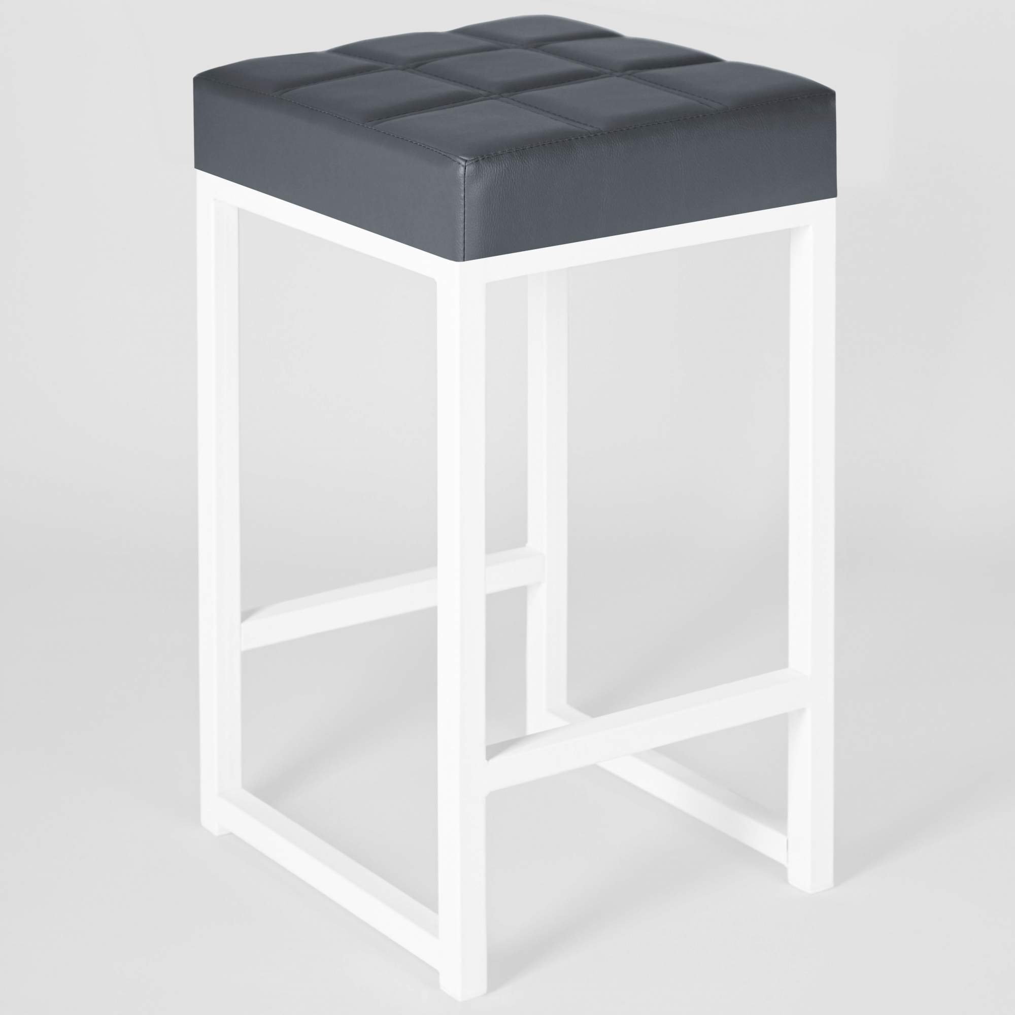 Полубарный стул для кухни SkanDy Factory, 66 см, темно-серый