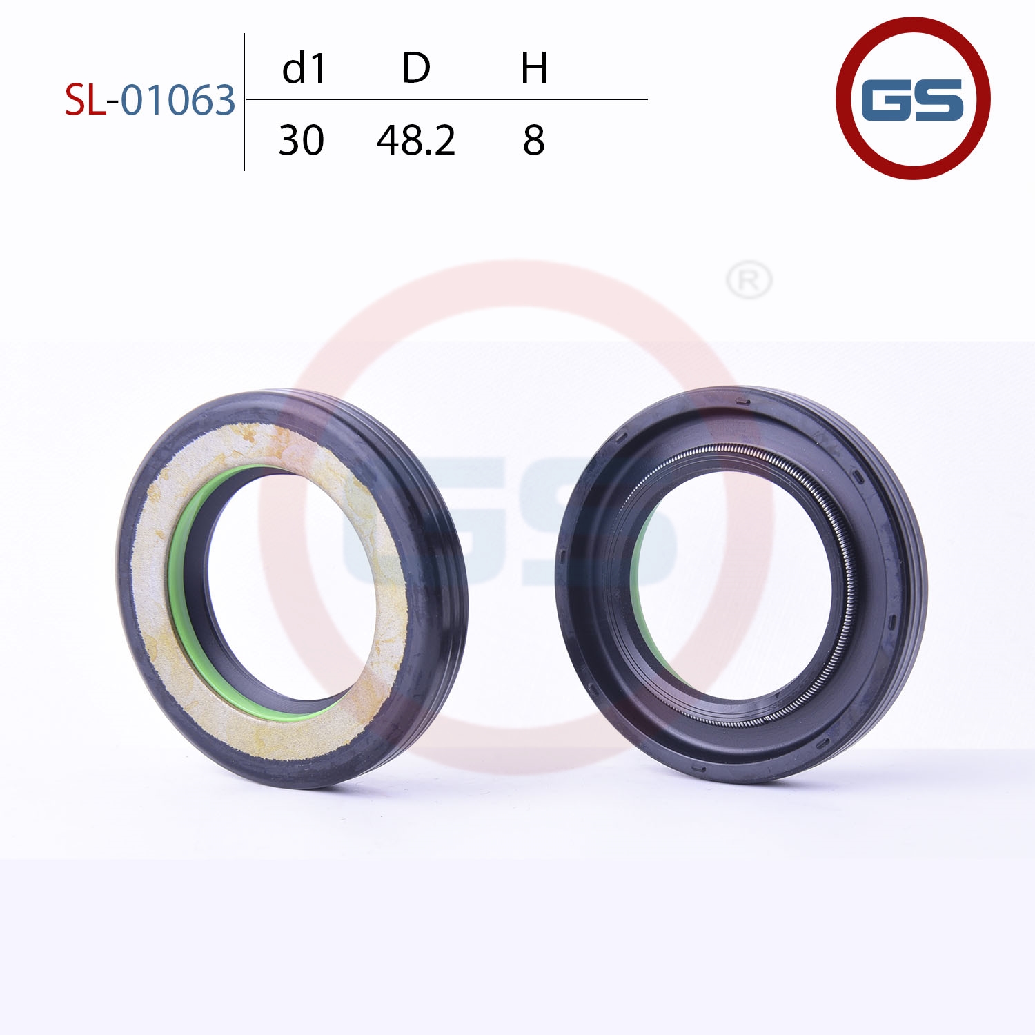 

Сальник рулевой рейки 30*48.2*8 (7V1) GS SL-01063