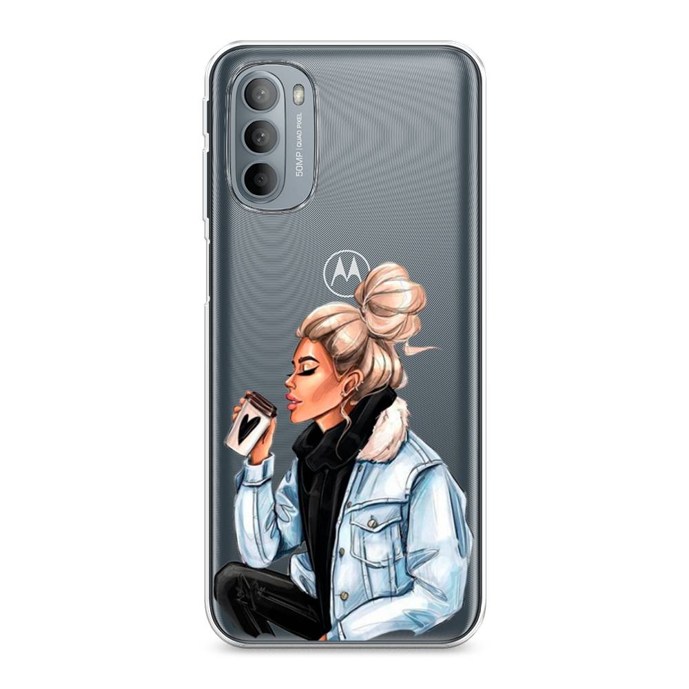

Чехол Awog на Motorola Moto G31/G41 "Cute girl", Разноцветный, 241850-7