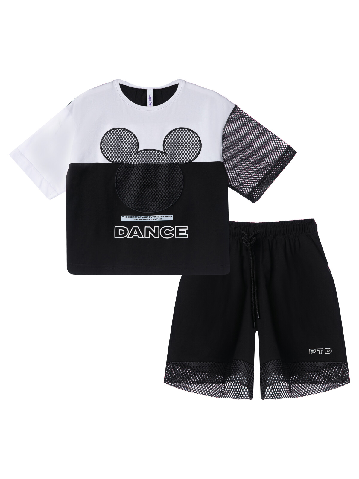 

Костюм детский PlayToday 12321039, цвет черный, белый, размер 158, 12321039