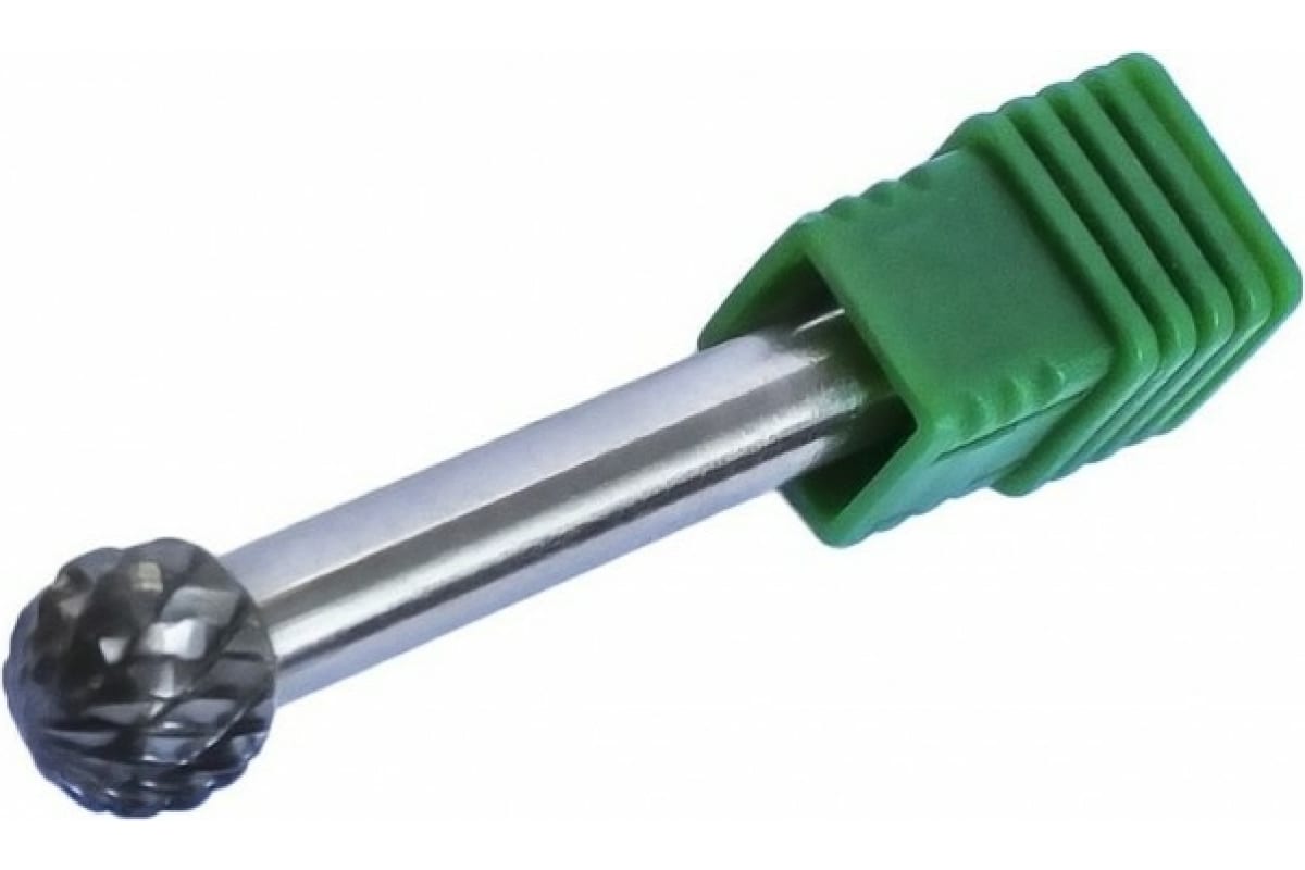 Шарошка по металлу 10мм сферическая (хвостовик 6мм) в пластиковом футляре ROCKFORCE