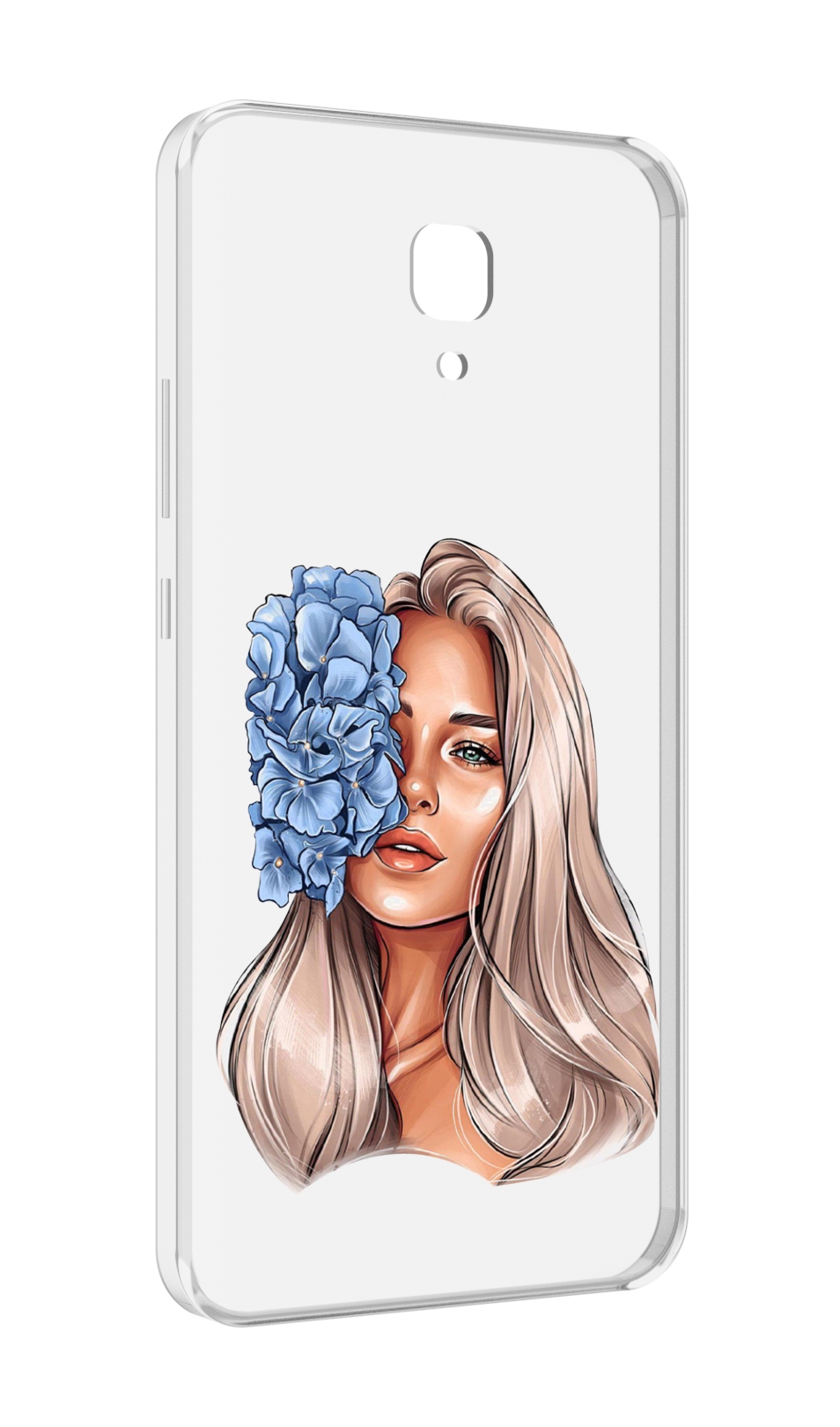 

Чехол MyPads блондинка-с-голубыми-цветами женский для Meizu M5 Note, Прозрачный, Tocco