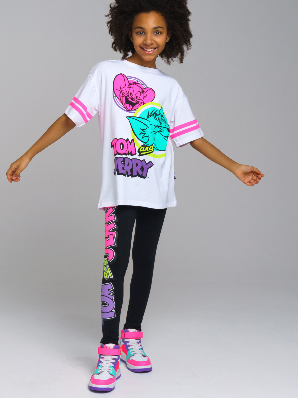 

Костюм детский PlayToday 12341005, цвет белый, черный, разноцветный, размер 164, 12341005