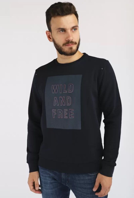 

Свитшот мужской A passion play 212TR(XT-0040)-0101 синий S, 212TR(XT-0040)-0101