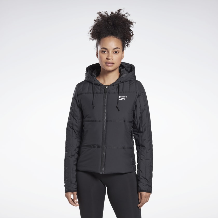 Куртка женская Reebok Outerwear Core Padded Jacket черная S